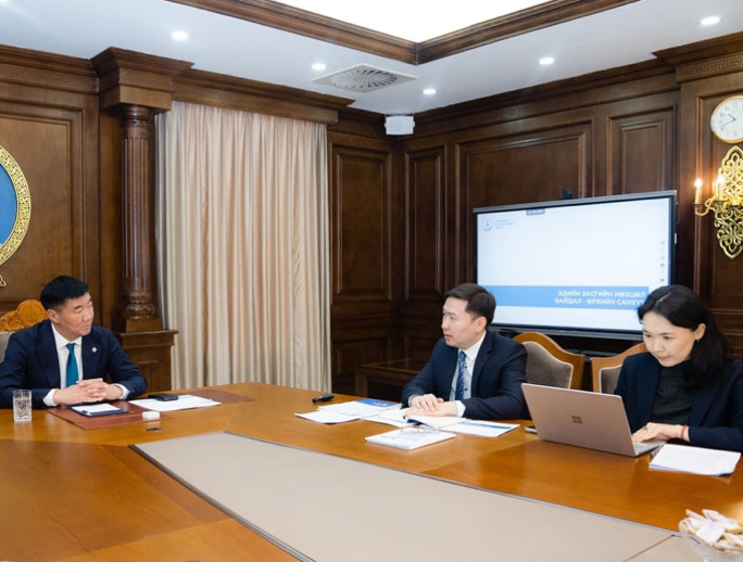 УИХ-ын дарга С.Бямбацогт Үндэсний статистикийн хорооны үйл ажиллагааны талаар мэдээлэл сонслоо